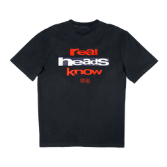 New Era Branded Real Heads Black T-Shirt