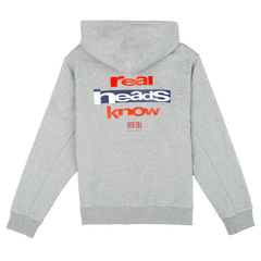 New Era Branded Real Heads Heather Gray Hoodie