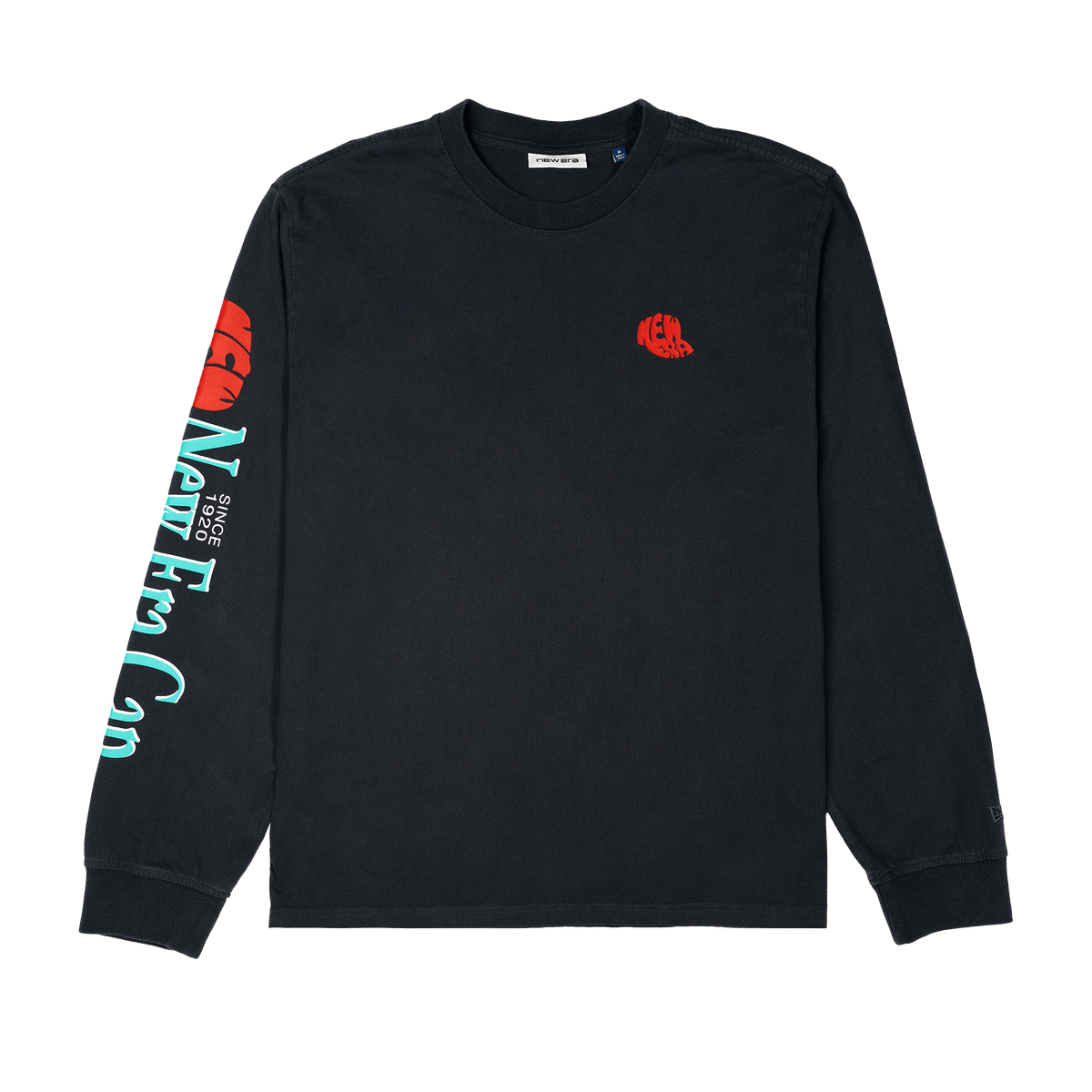 New Era Branded Lock Up '87 Black Long Sleeve T-Shirt
