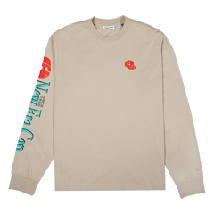 New Era Branded Lock Up '87 Abbey Stone Long Sleeve T-Shirt