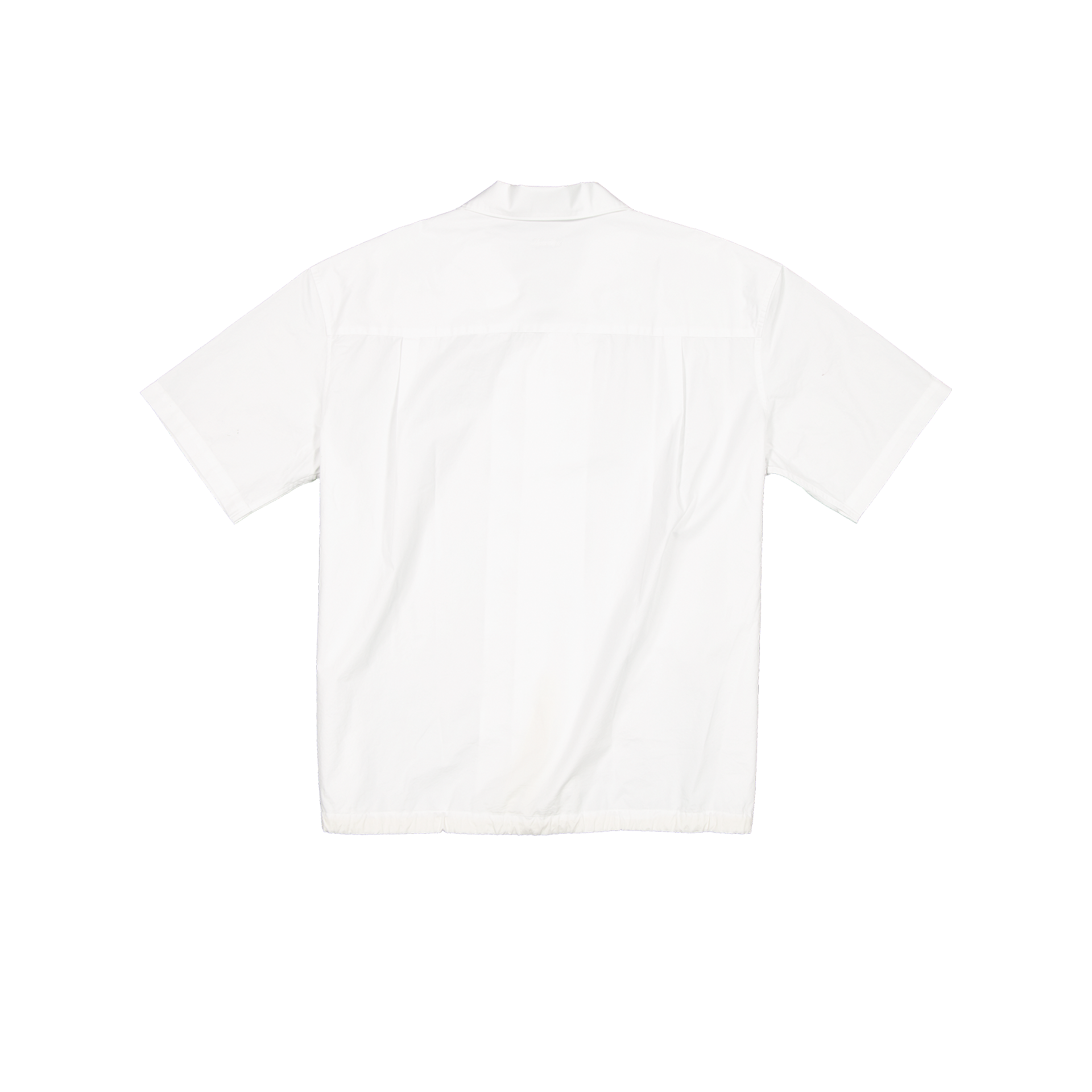 New Era Branded Resort Optic White Open Collared Shirt