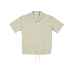 New Era Branded Resort Abbey Stone Open Collared Shirt
