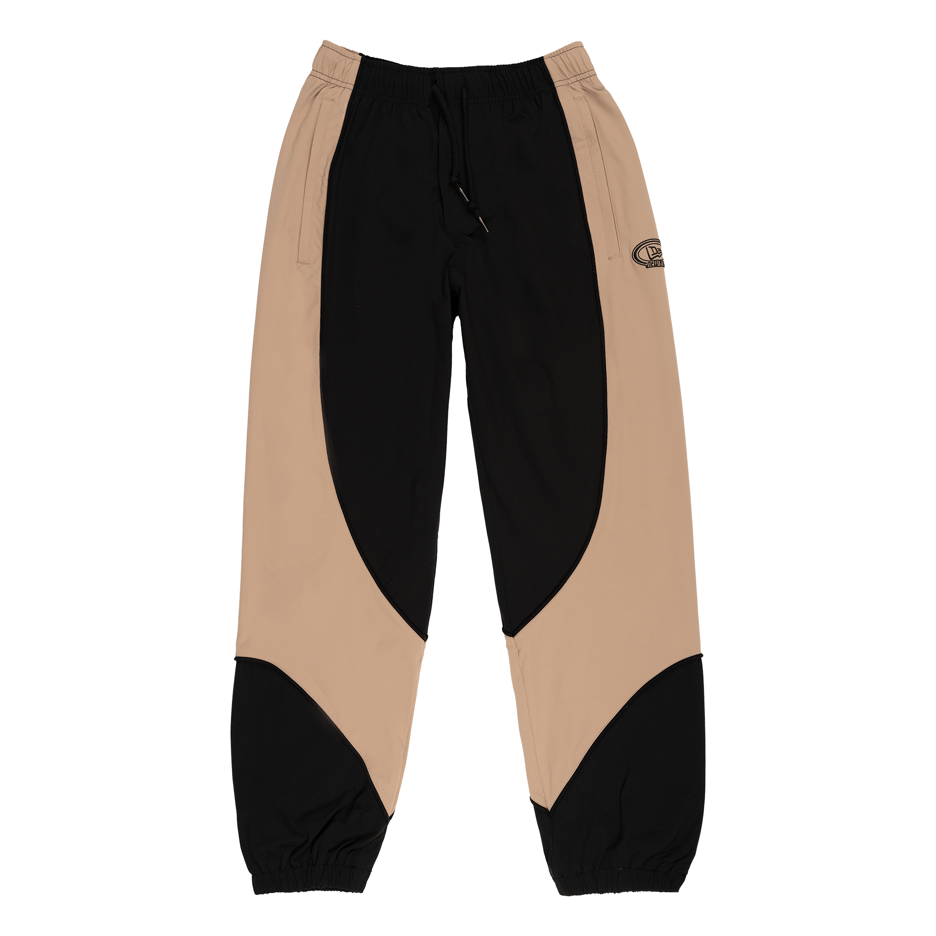 New Era Branded Retro-Tech NE2K Black Track Pants