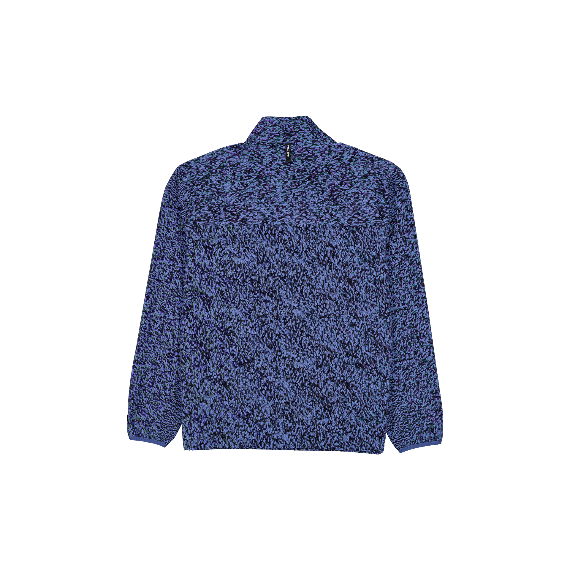 New Era Branded Indigo Bark Print Golf Half-Zip