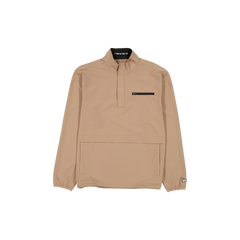 New Era Branded Taupe Gray Golf Half-Zip
