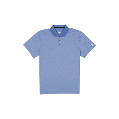 New Era Branded Golf Heather Indigo Blue Polo