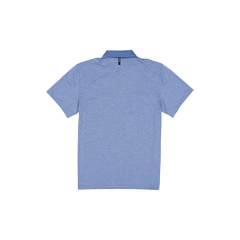 New Era Branded Golf Heather Indigo Blue Polo