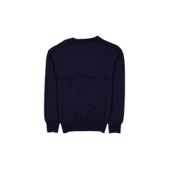 New Era Branded Navy Jacquard Golf Sweater