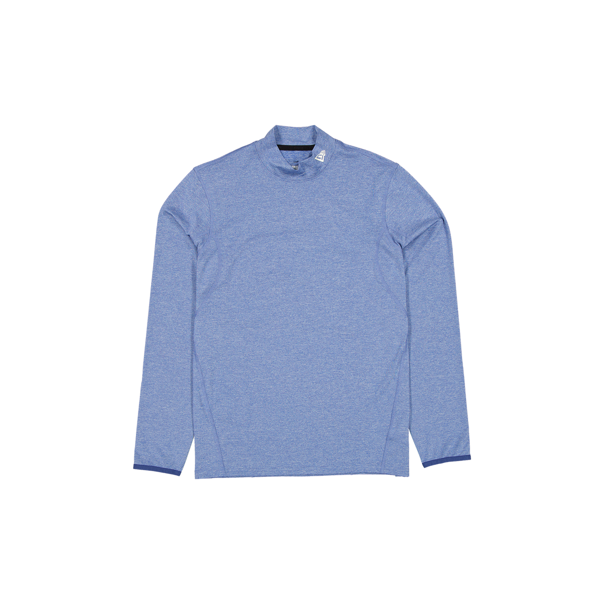 New Era Branded Golf Heather Indigo Blue Long-Sleeve Shirt