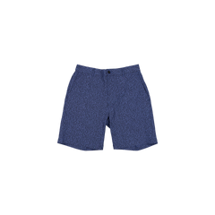 New Era Branded Golf Indigo Bark Print Shorts