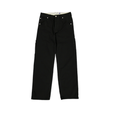 New Era Branded Ellicott Black Twill Carpenter Pant