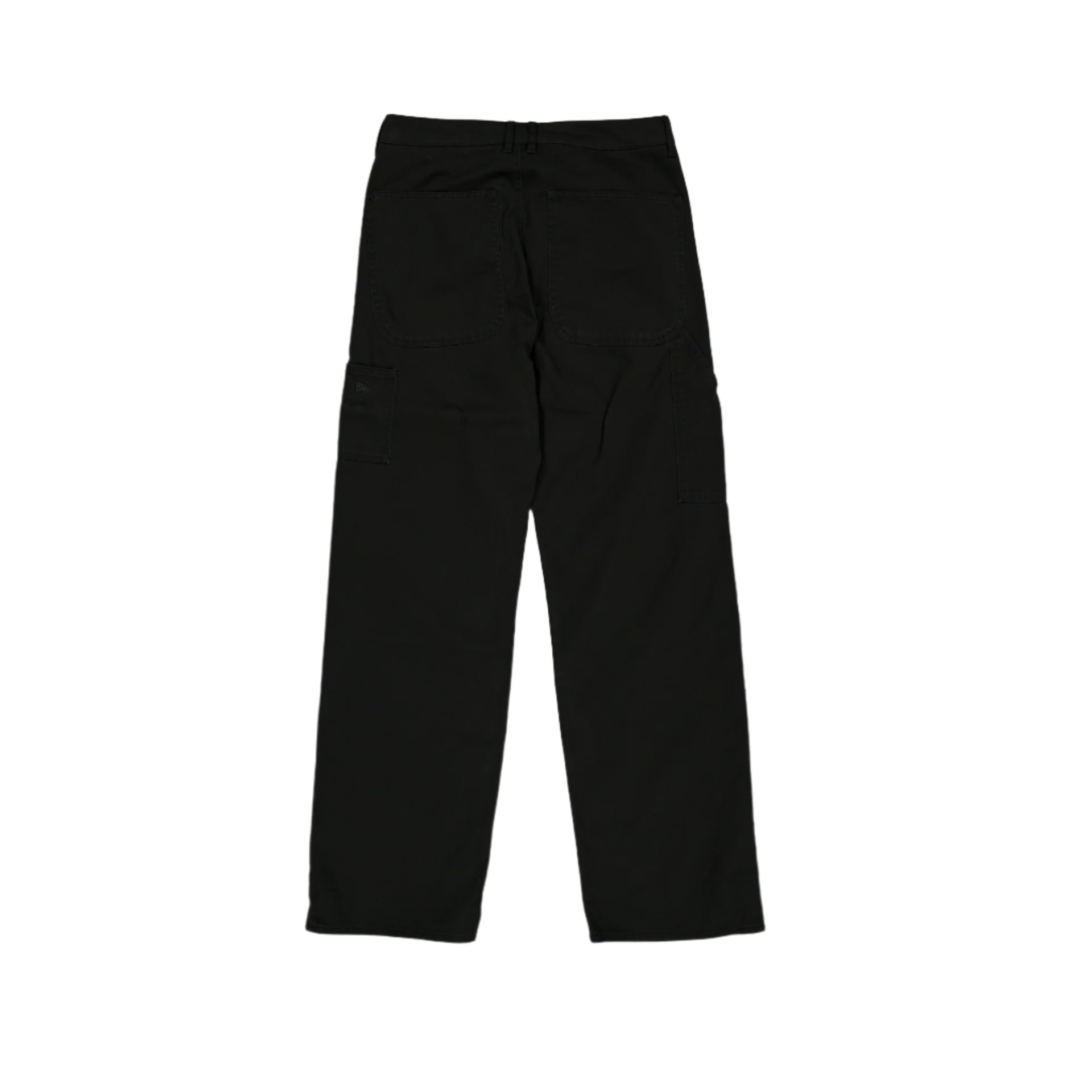 New Era Branded Ellicott Black Twill Carpenter Pant