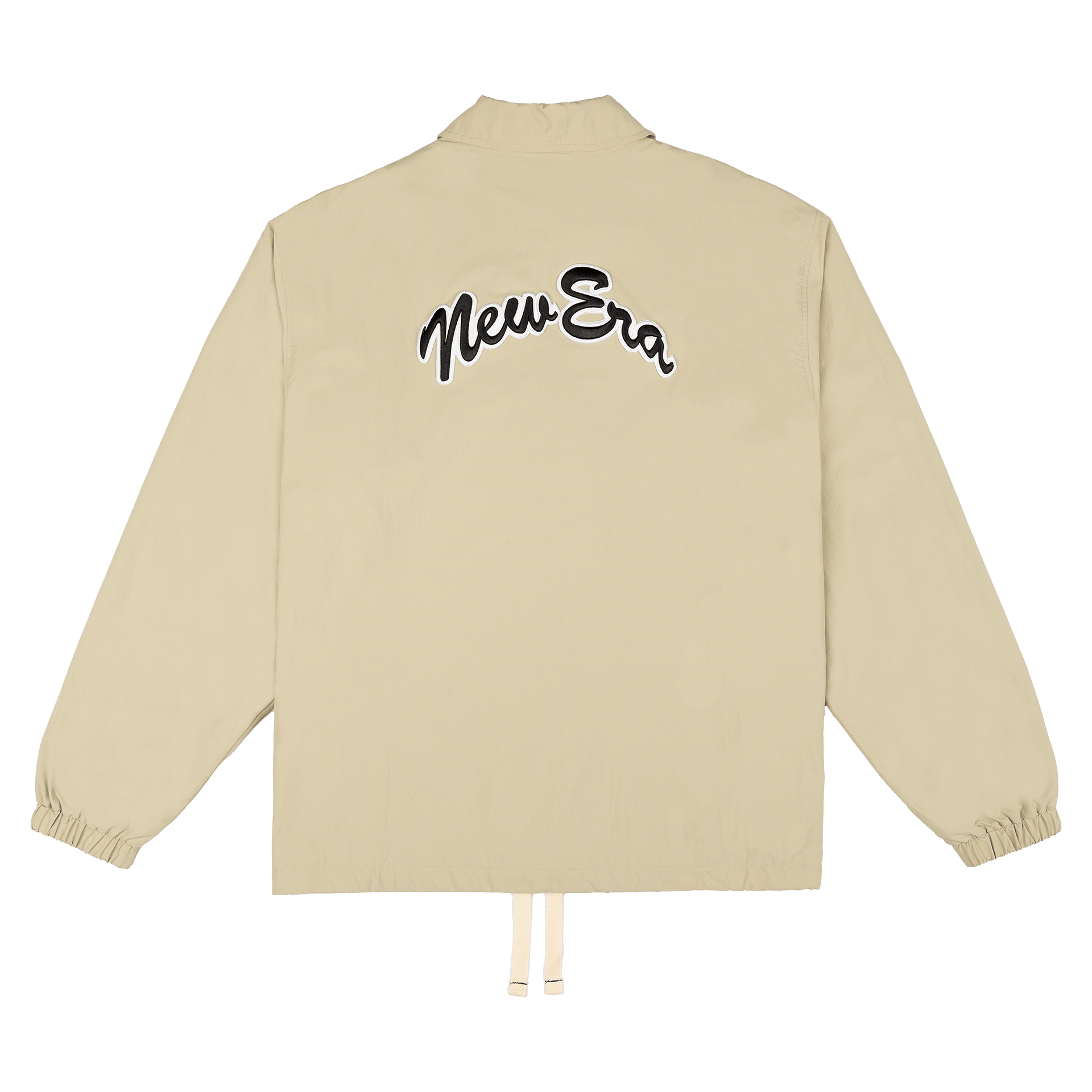 New Era Branded Ripstop Script Nylon Abbey Stone Coach's Jacket