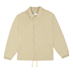 New Era Branded Ripstop Script Nylon Abbey Stone Coach's Jacket