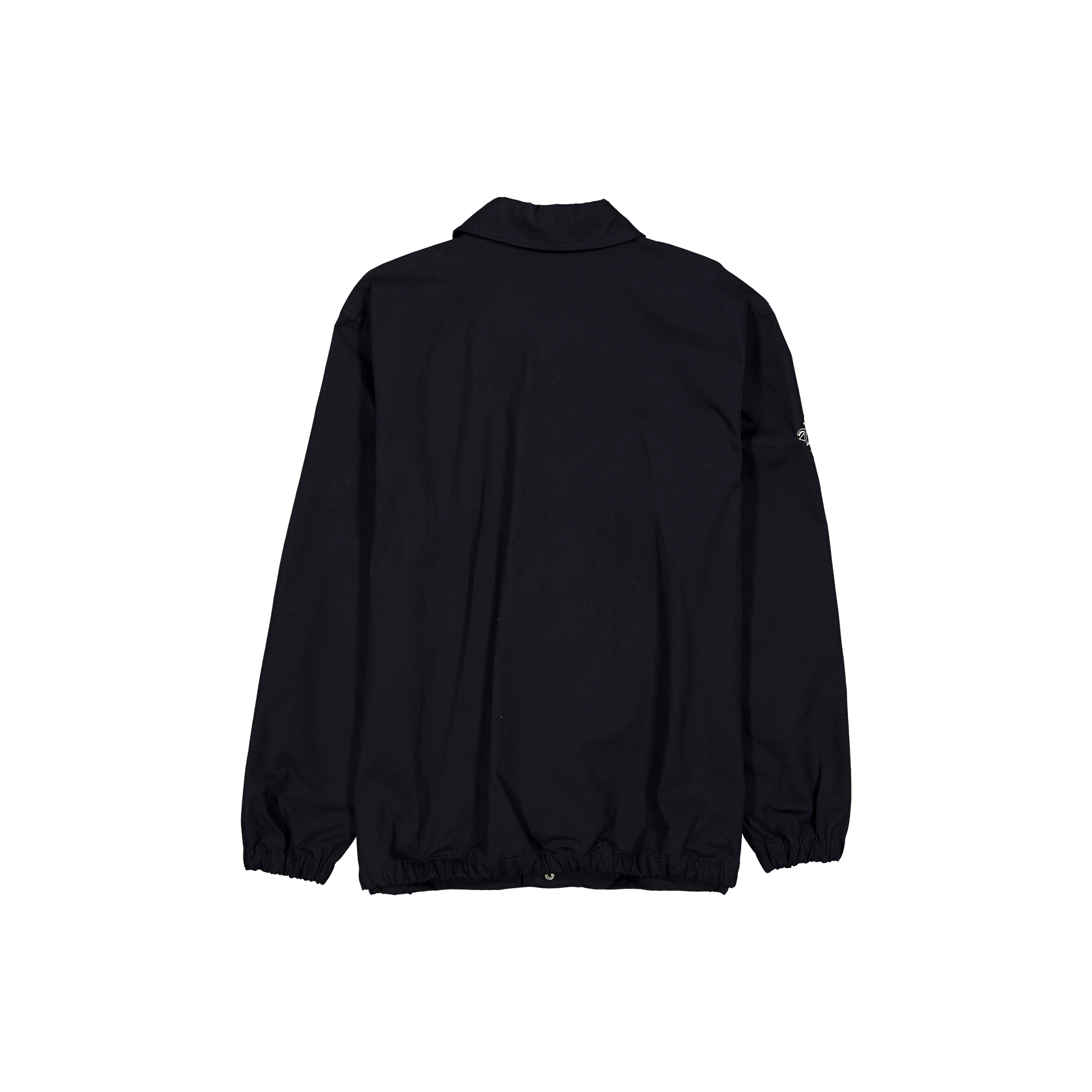 New Era Branded Twill Applique Navy Coaches Jacket