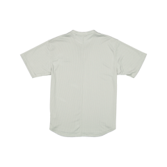 New Era Branded Galvin 2-Button Mesh Henley Mirage Gray Jersey