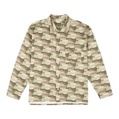 New Era Branded Printed Military Shacket
