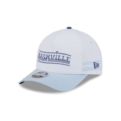 Nashville SC 2025 Jersey Hook White 9FORTY M-Crown A-Frame Snapback Hat