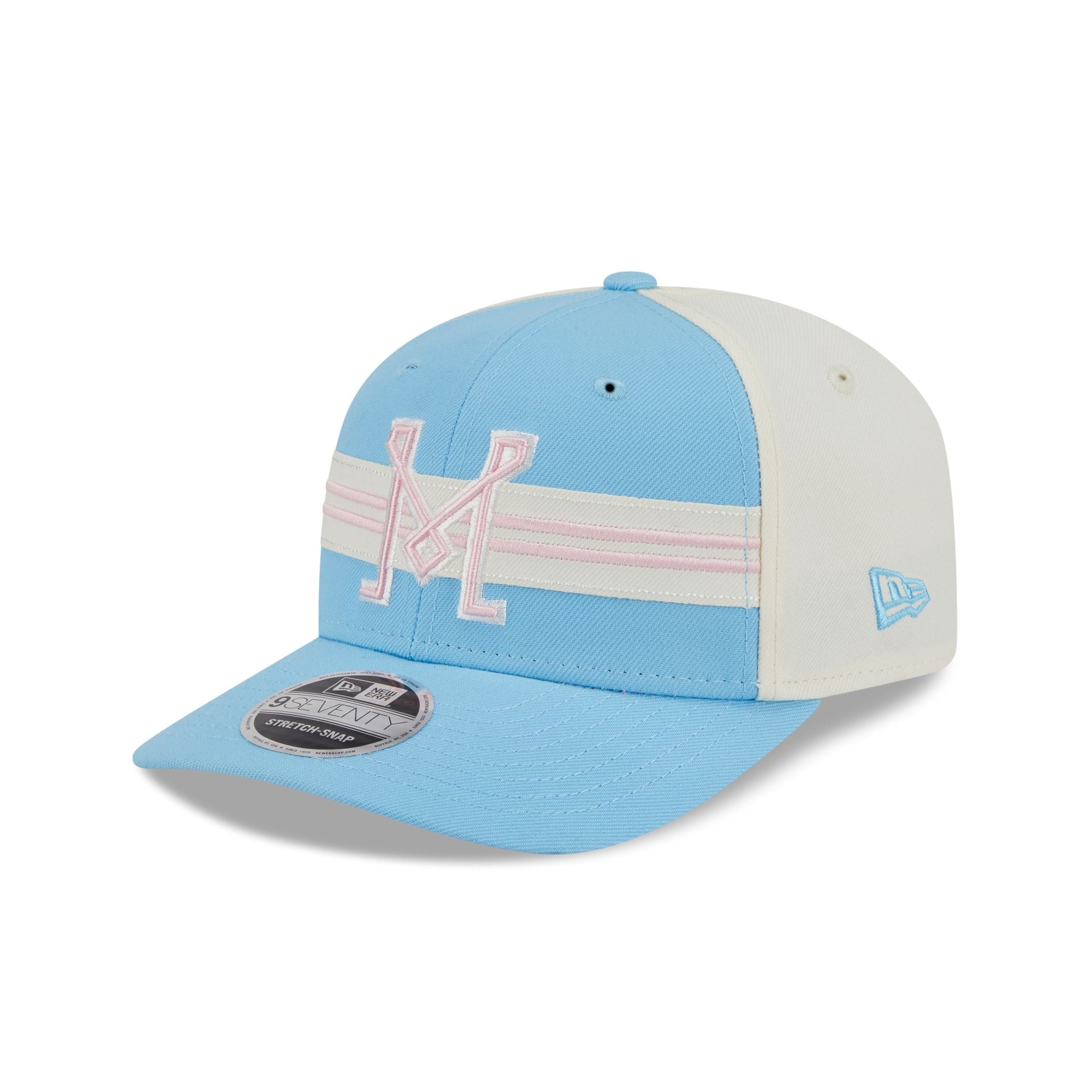 Inter Miami 2025 Jersey Hook Light Blue 9SEVENTY Stretch-Snap Hat