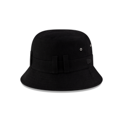 New Era Branded Belt Loop Denim Black Bucket Hat