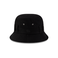 New Era Branded Belt Loop Denim Black Bucket Hat