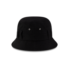 New Era Branded Belt Loop Denim Black Bucket Hat