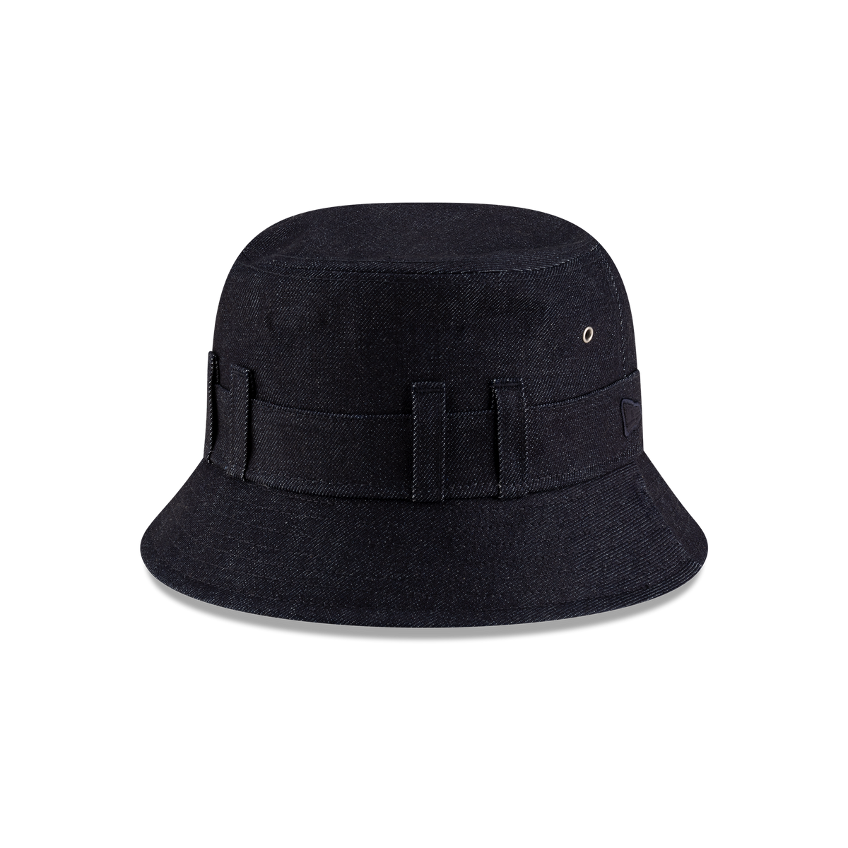 New Era Branded Belt Loop Denim Navy Bucket Hat