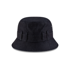 New Era Branded Belt Loop Denim Navy Bucket Hat
