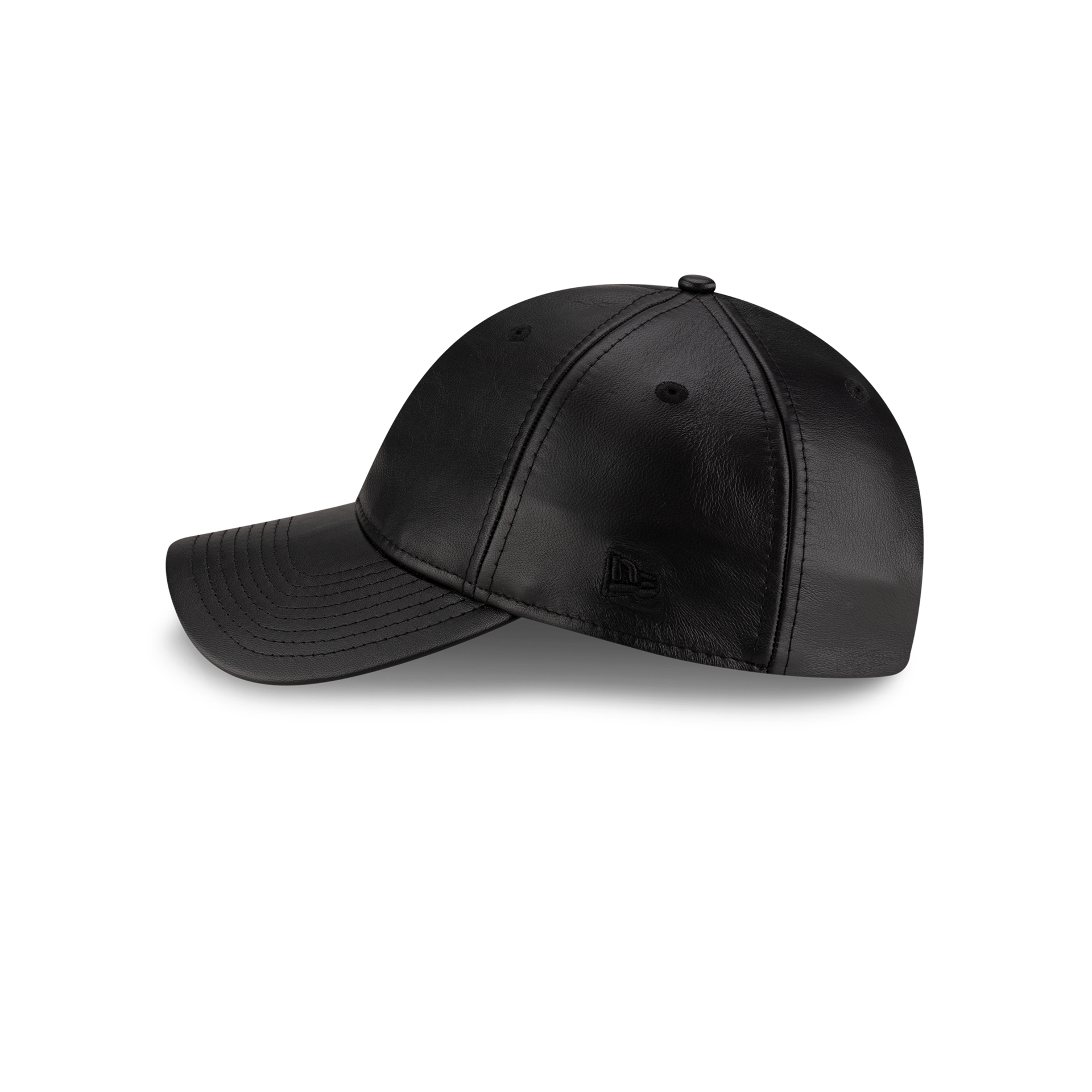 New Era Branded Unstructured Leather 9FORTY Adjustable Hat