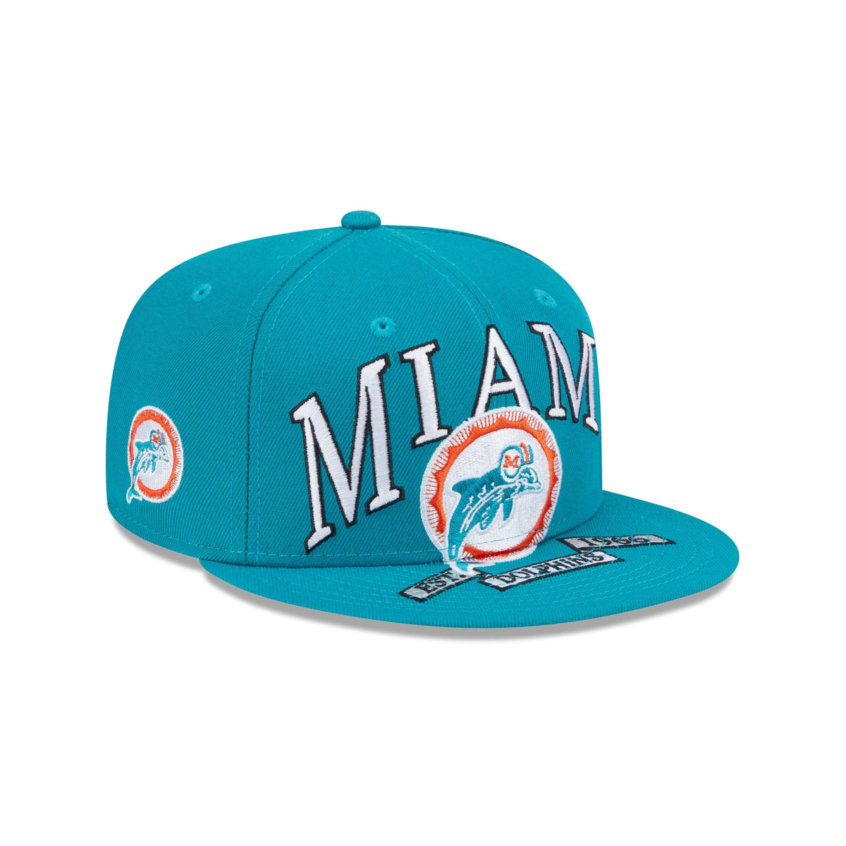 Miami Dolphins Oversized 59FIFTY Fitted Hat