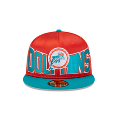 Miami Dolphins Bold Satin 59FIFTY Fitted Hat
