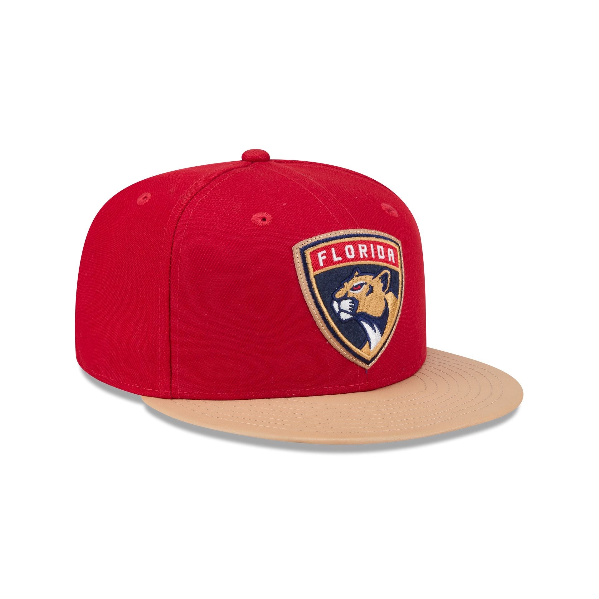 Florida Panthers Leather Visor 59FIFTY Fitted Hat
