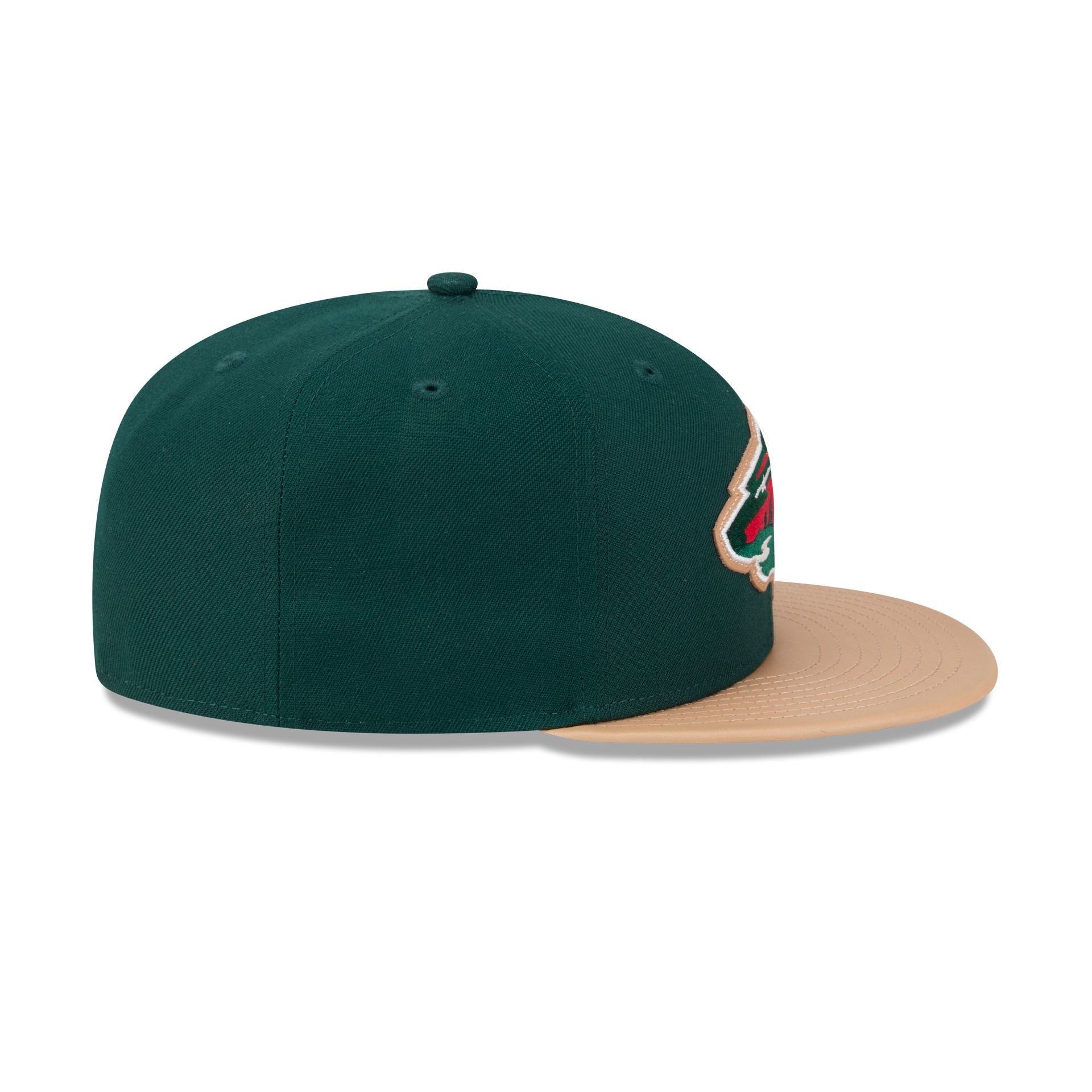 Minnesota Wild Leather Visor 59FIFTY Fitted Hat