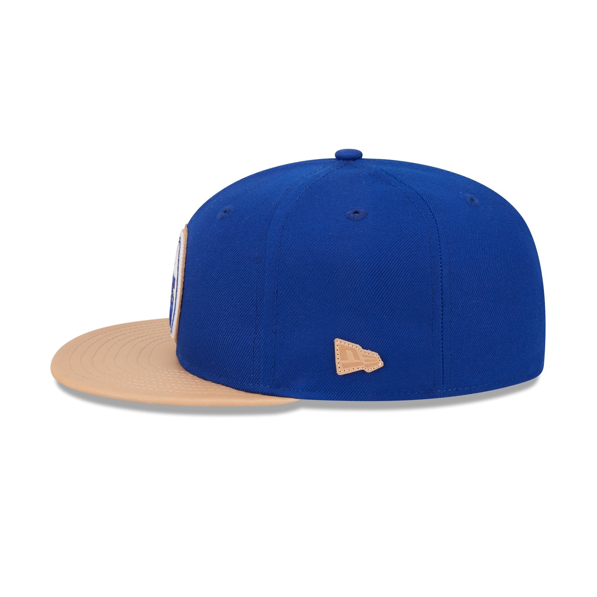 Edmonton Oilers Leather Visor 59FIFTY Fitted Hat