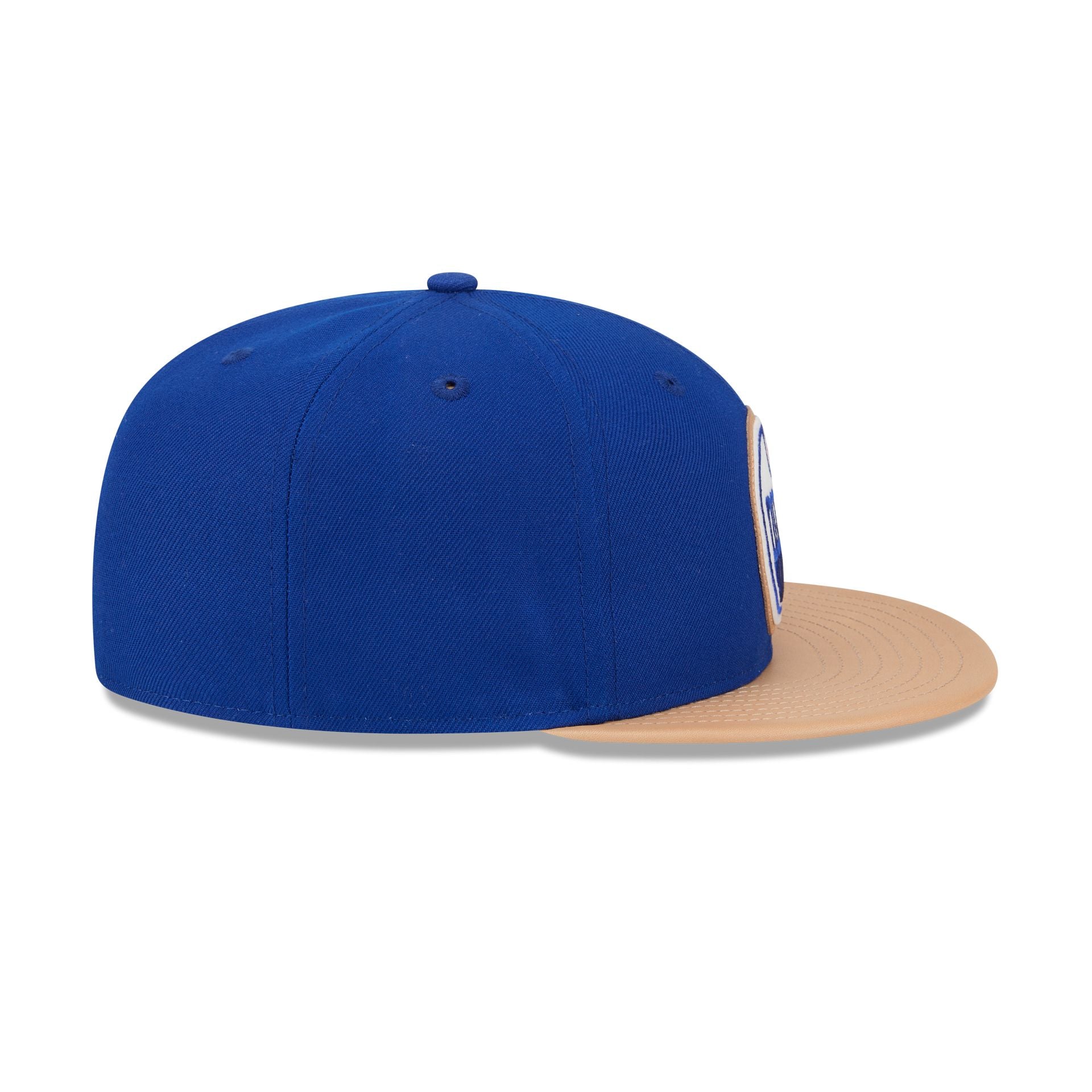 Edmonton Oilers Leather Visor 59FIFTY Fitted Hat