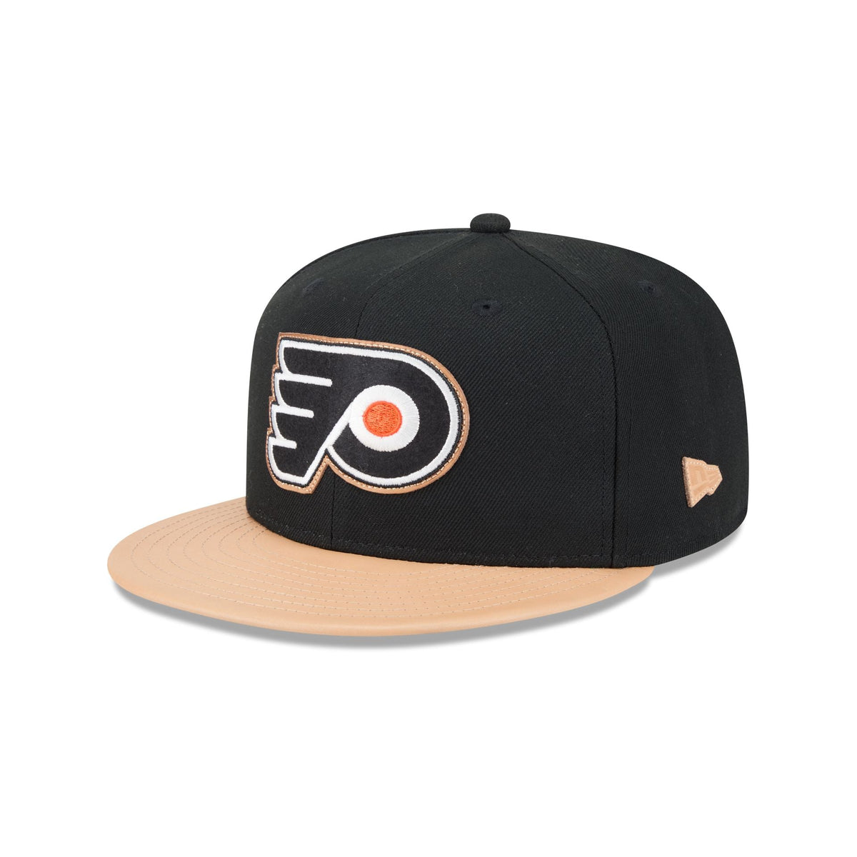 Philadelphia Flyers Leather Visor 59FIFTY Fitted Hat