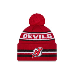 New Jersey Devils Classic Pom Knit Hat