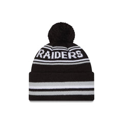 Las Vegas Raiders Classic Pom Knit Hat