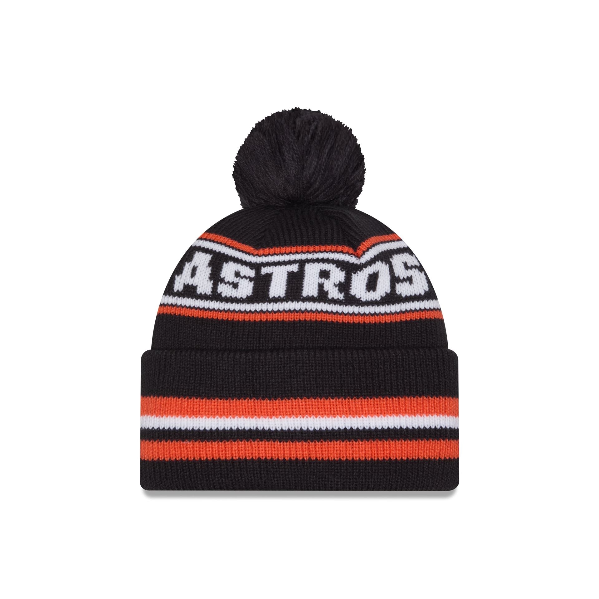 Houston Astros Classic Pom Knit Hat