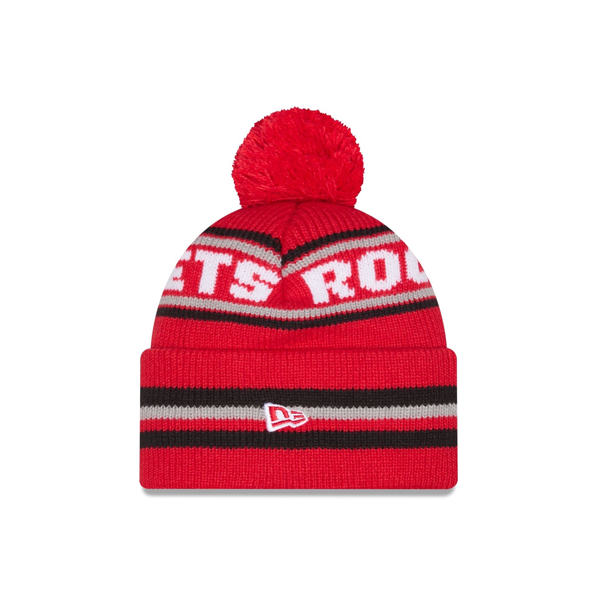 Houston Rockets Classic Pom Knit Hat