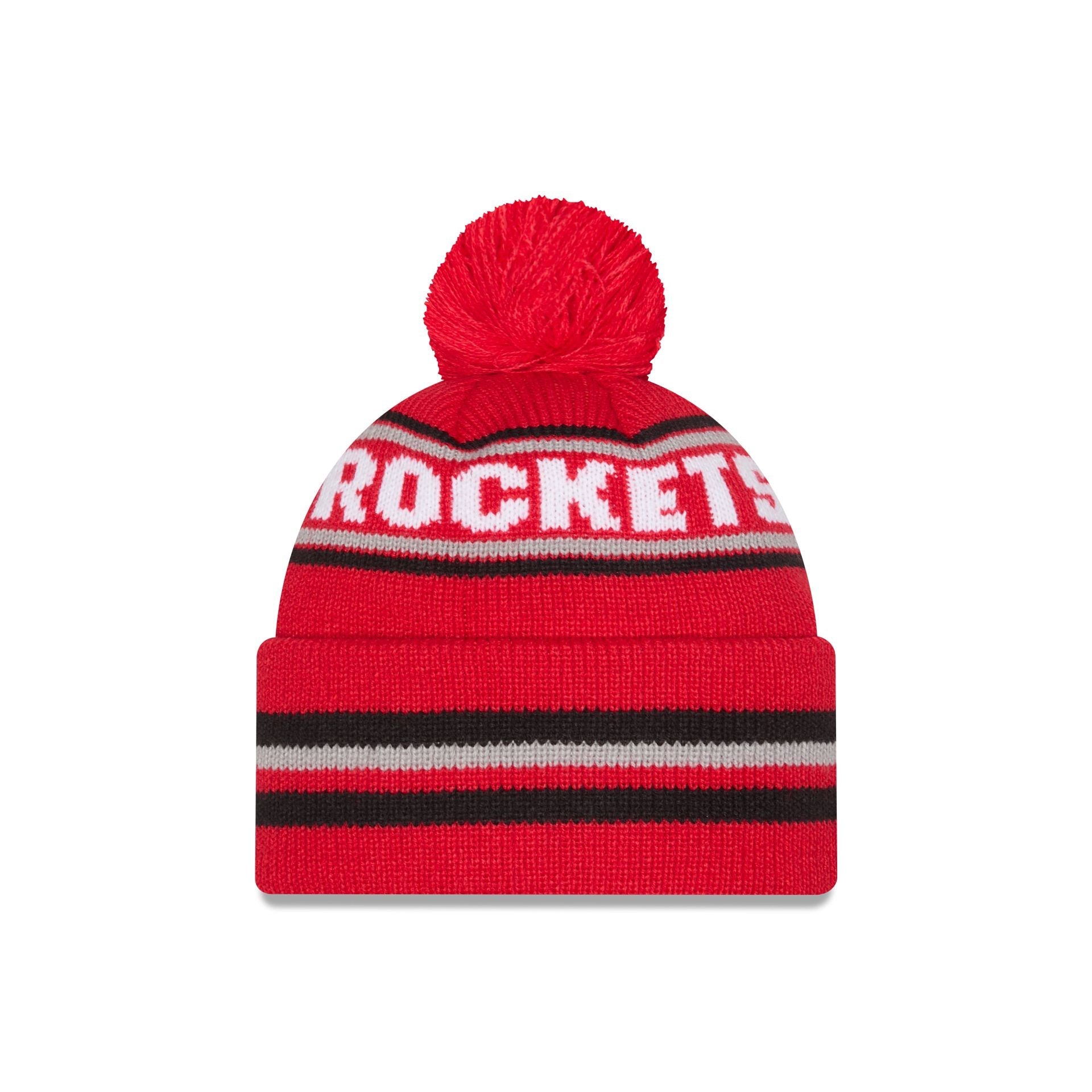 Houston Rockets Classic Pom Knit Hat