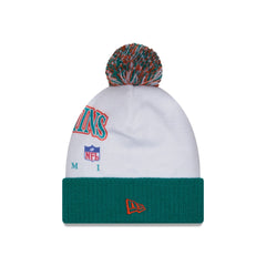 Miami Dolphins Spirit Pom Knit Hat