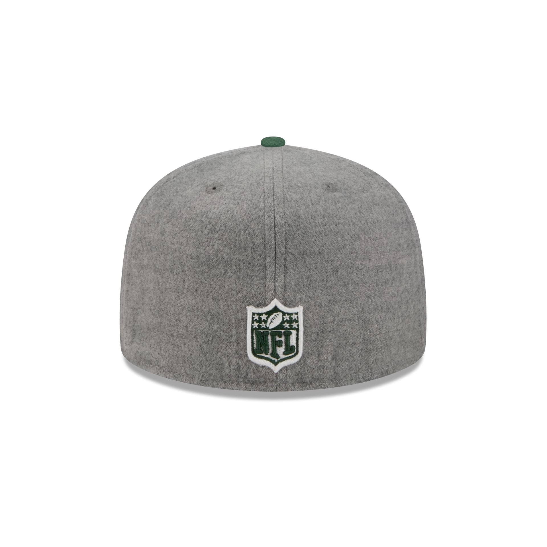Green Bay Packers Heather Gray Wool 59FIFTY Fitted Hat