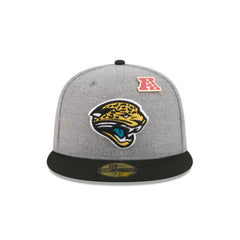 Jacksonville Jaguars Heather Gray Wool 59FIFTY Fitted Hat