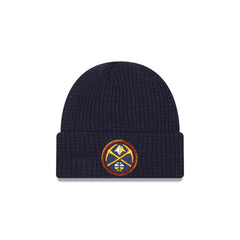 Denver Nuggets Waffle Stitch Knit Beanie Hat