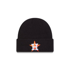 Houston Astros Waffle Stitch Knit Beanie Hat