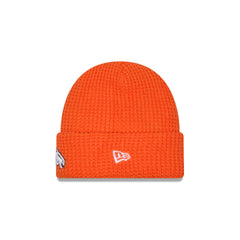 Denver Broncos Waffle Stitch Knit Beanie Hat
