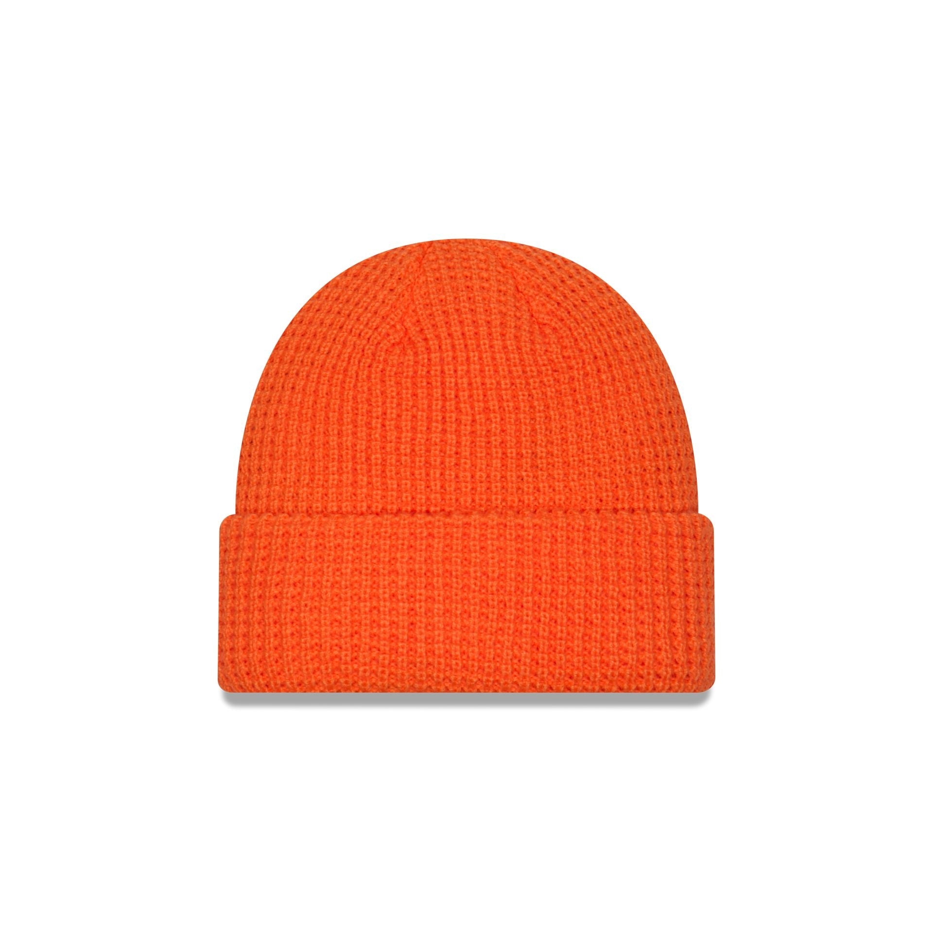 Denver Broncos Waffle Stitch Knit Beanie Hat