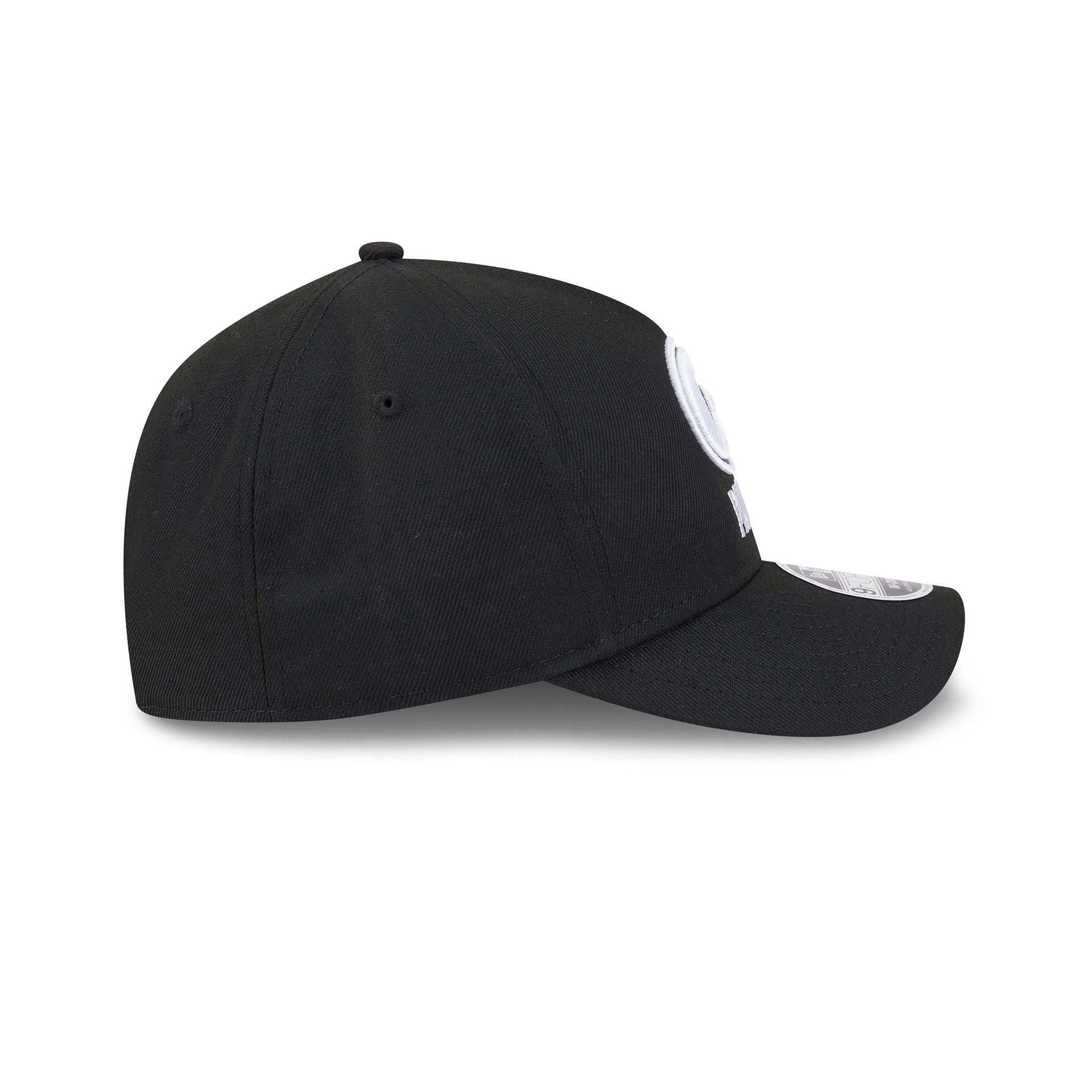 Green Bay Packers Black & White 9FORTY M-Crown A-Frame Snapback Hat