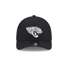 Jacksonville Jaguars Black & White 9FORTY M-Crown A-Frame Snapback Hat